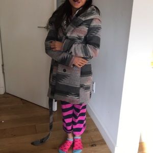 Girls Wool Wrap Coat